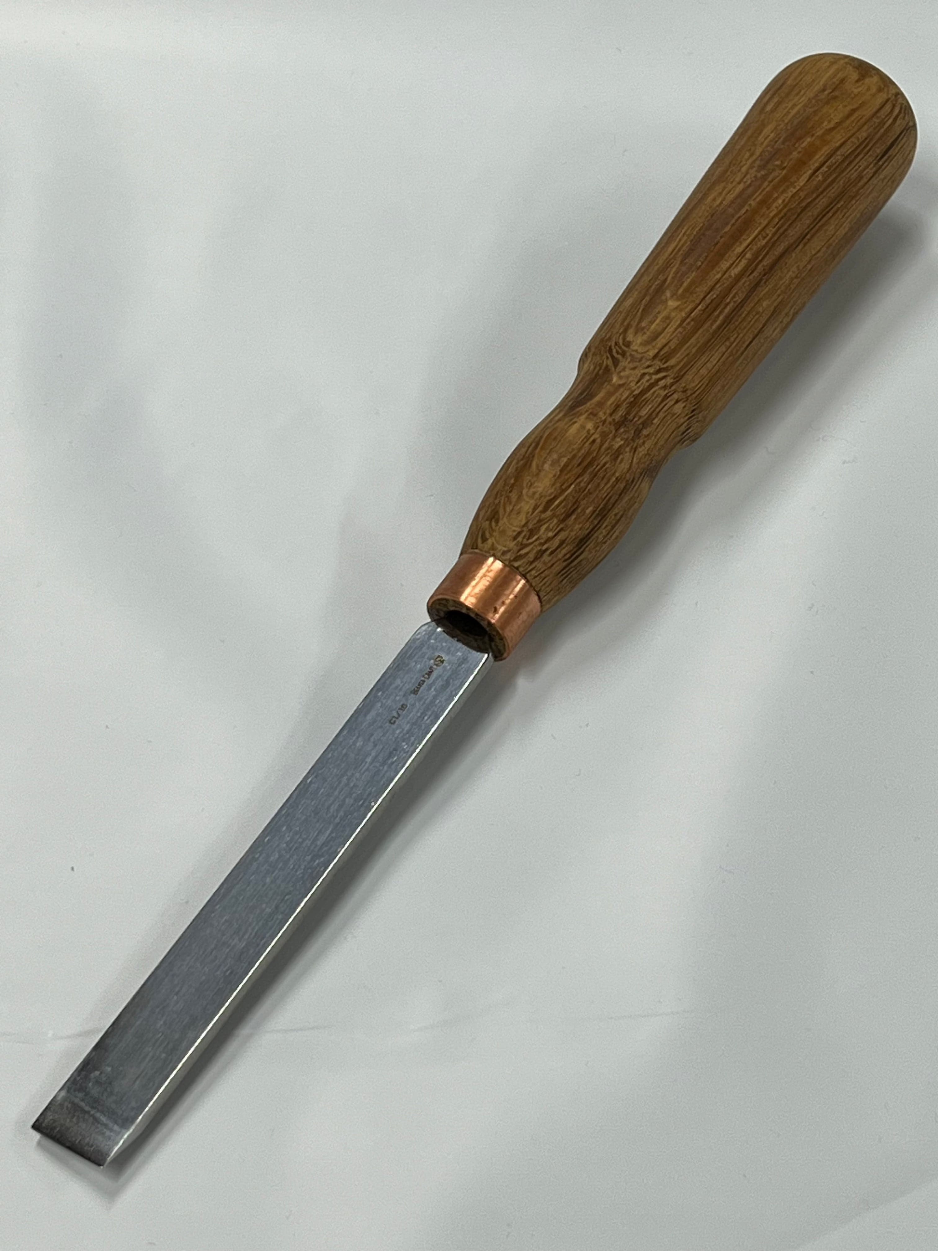 Treskjæringsjern 130x16mm rett flat meisel