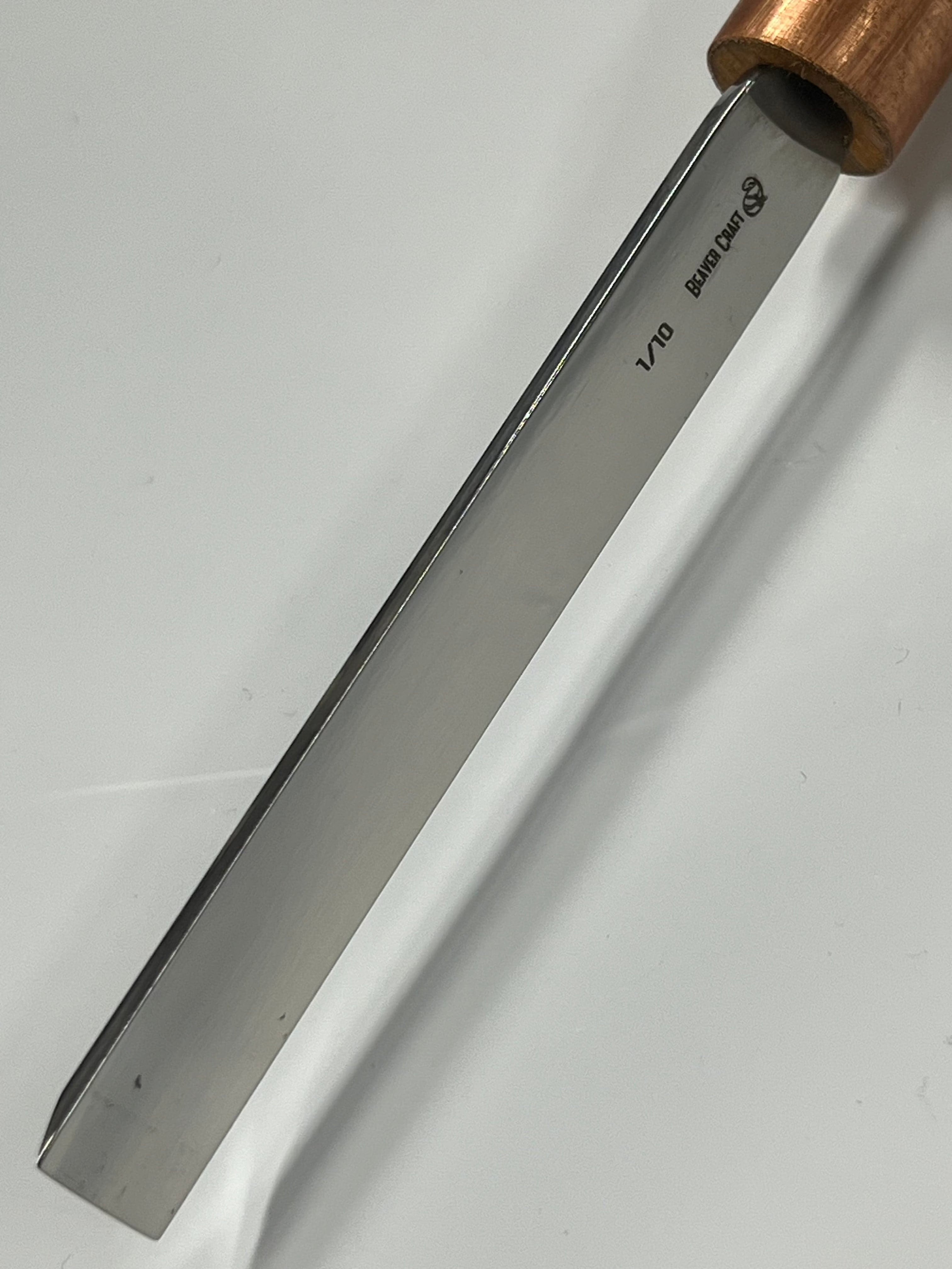 Wood carving iron 80x10mm straight flat chisel K1/10