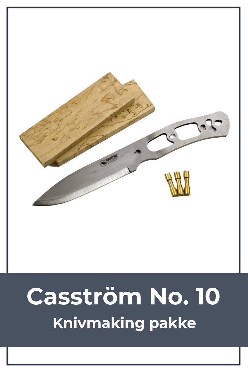 Casström No. 10 SFK Swedish Forest Knife – knivtillverkningspaket