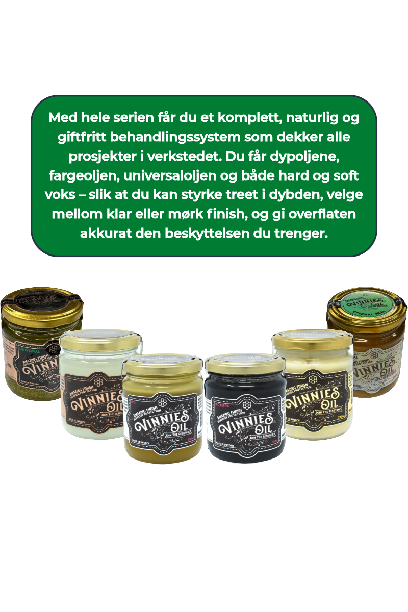 Vinnies Oil Komplett Pakke