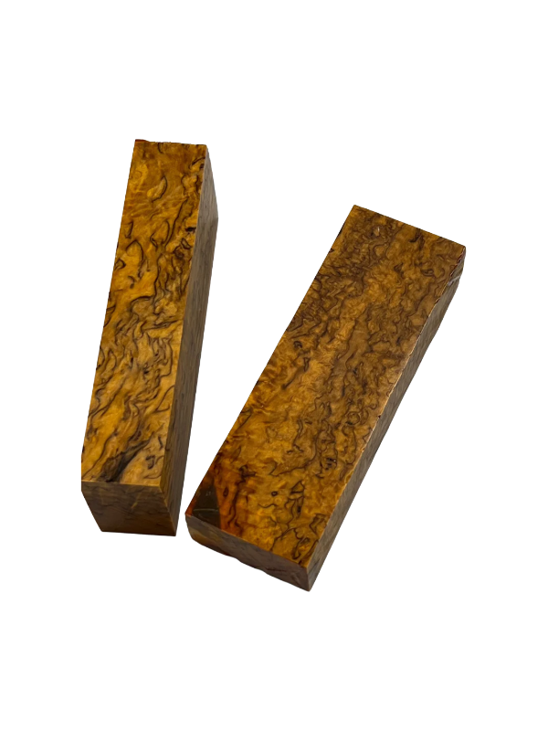 Masurbjørk Orange - Stabilized shaft blank