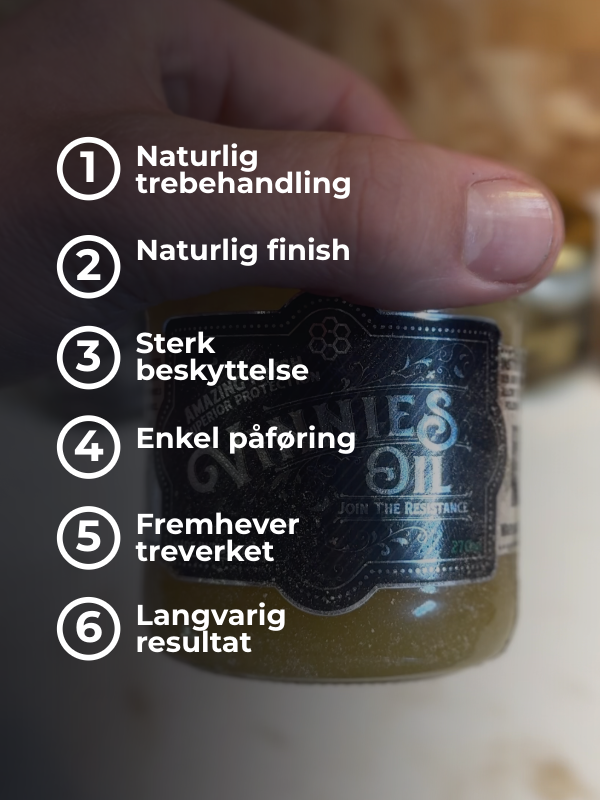 Finish for wooden surfaces etc. - Vinnie's Oil