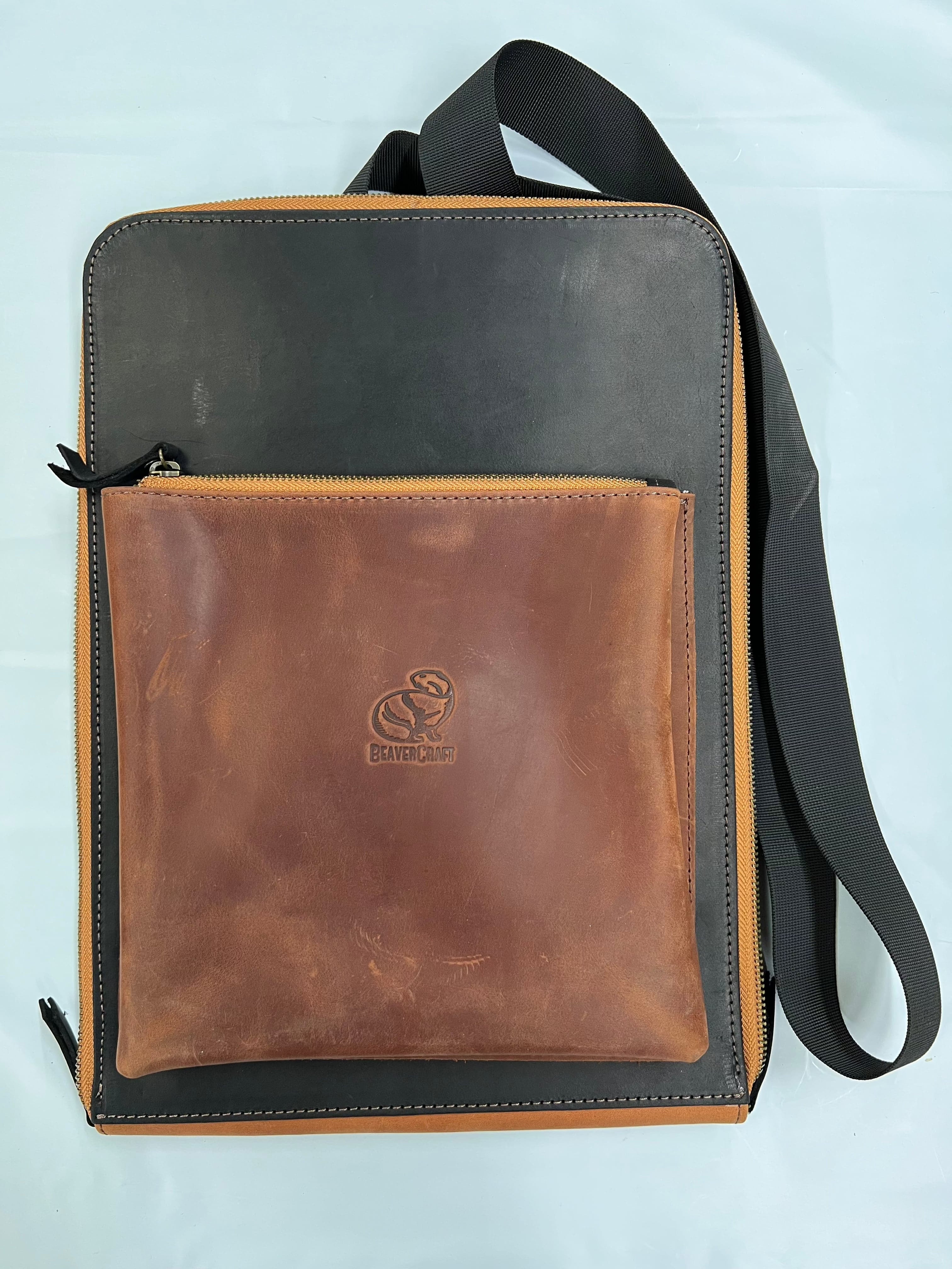 Leather Wood Carving Set in Shoulder Fluid S50X Beaver Craft