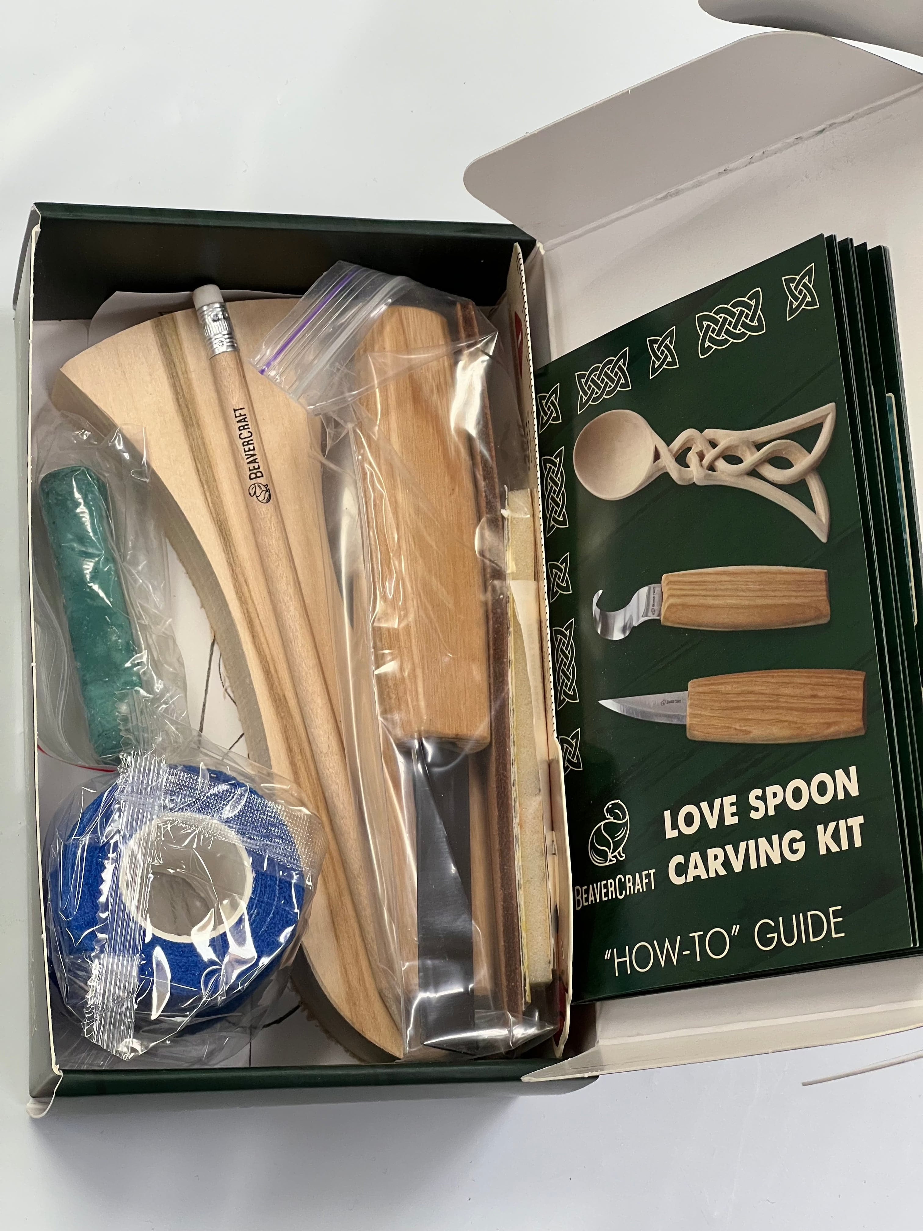 Träsnideri-kit DIY04 Kärlekssked