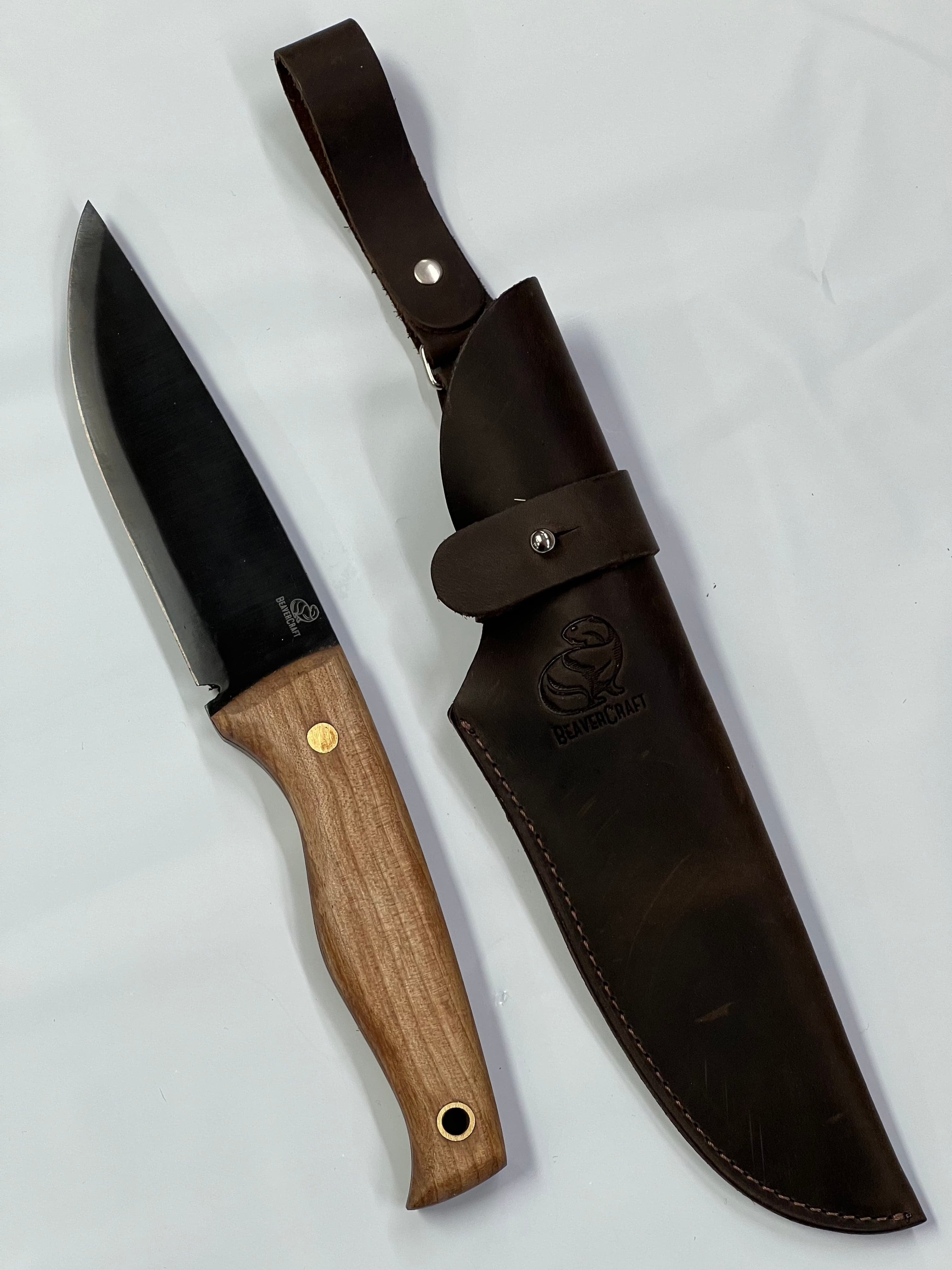 BSH3 Nightfall Bushcraft knife with sheath