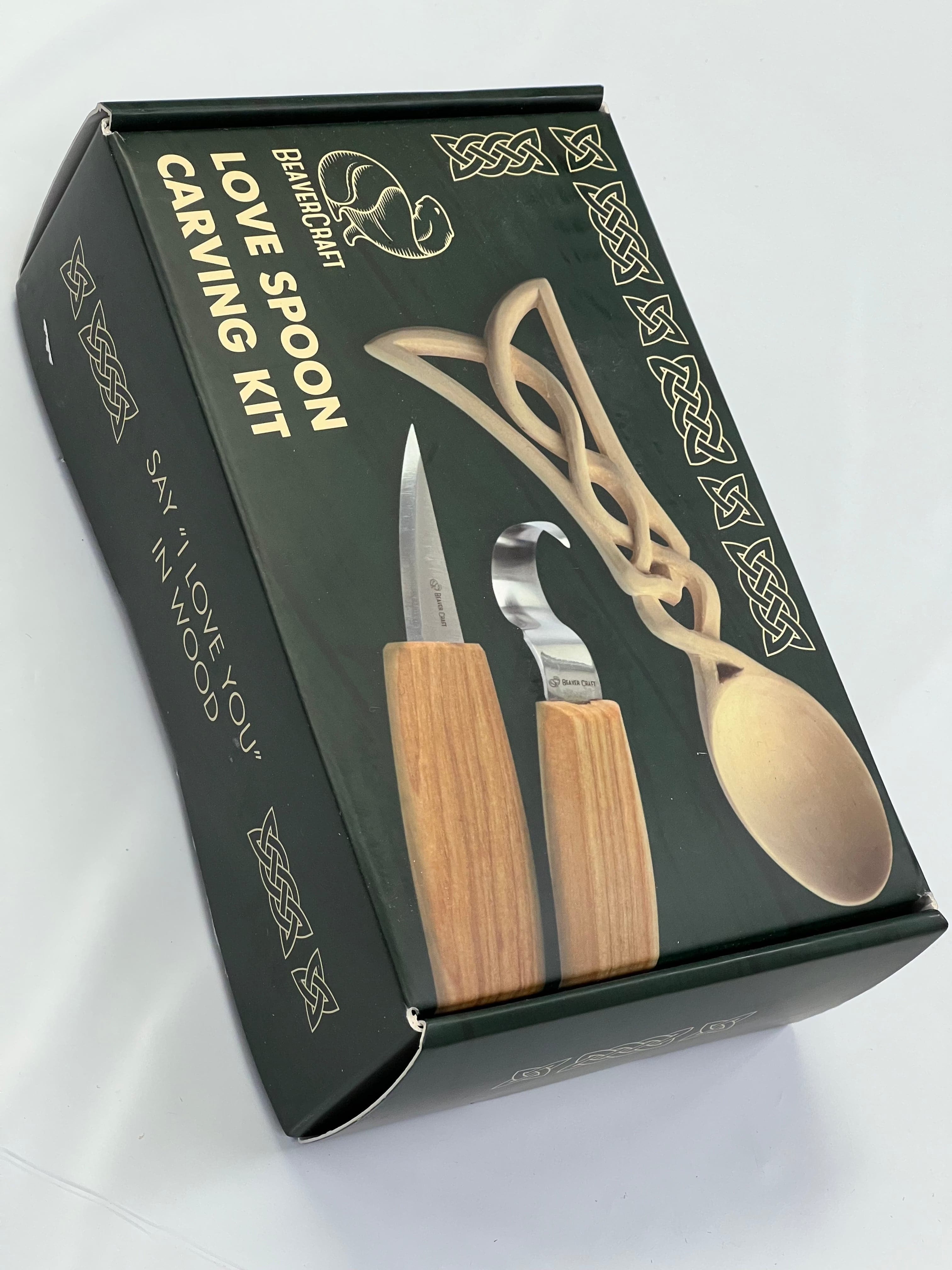 Träsnideri-kit DIY04 Kärlekssked