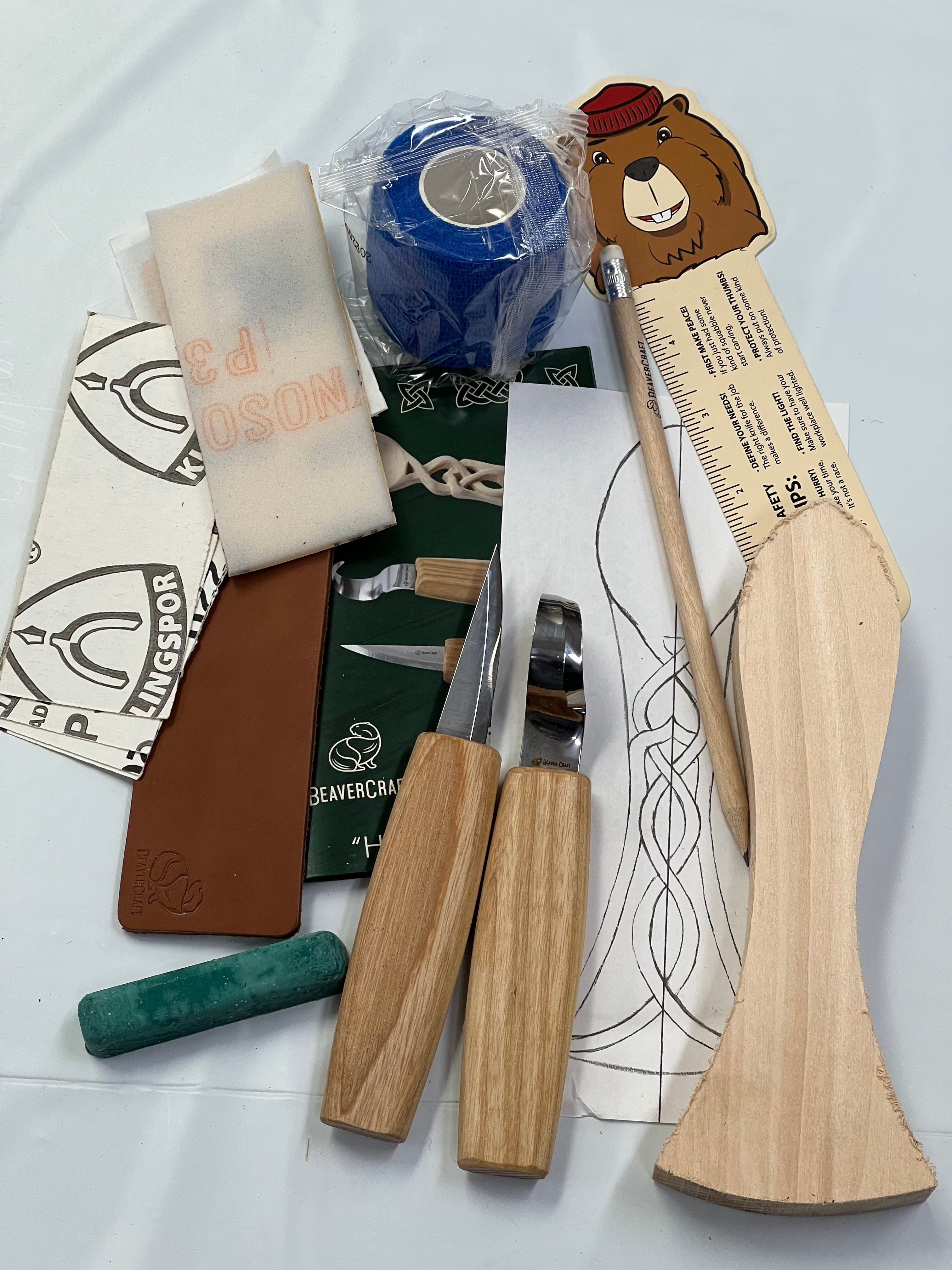 Träsnideri-kit DIY04 Kärlekssked