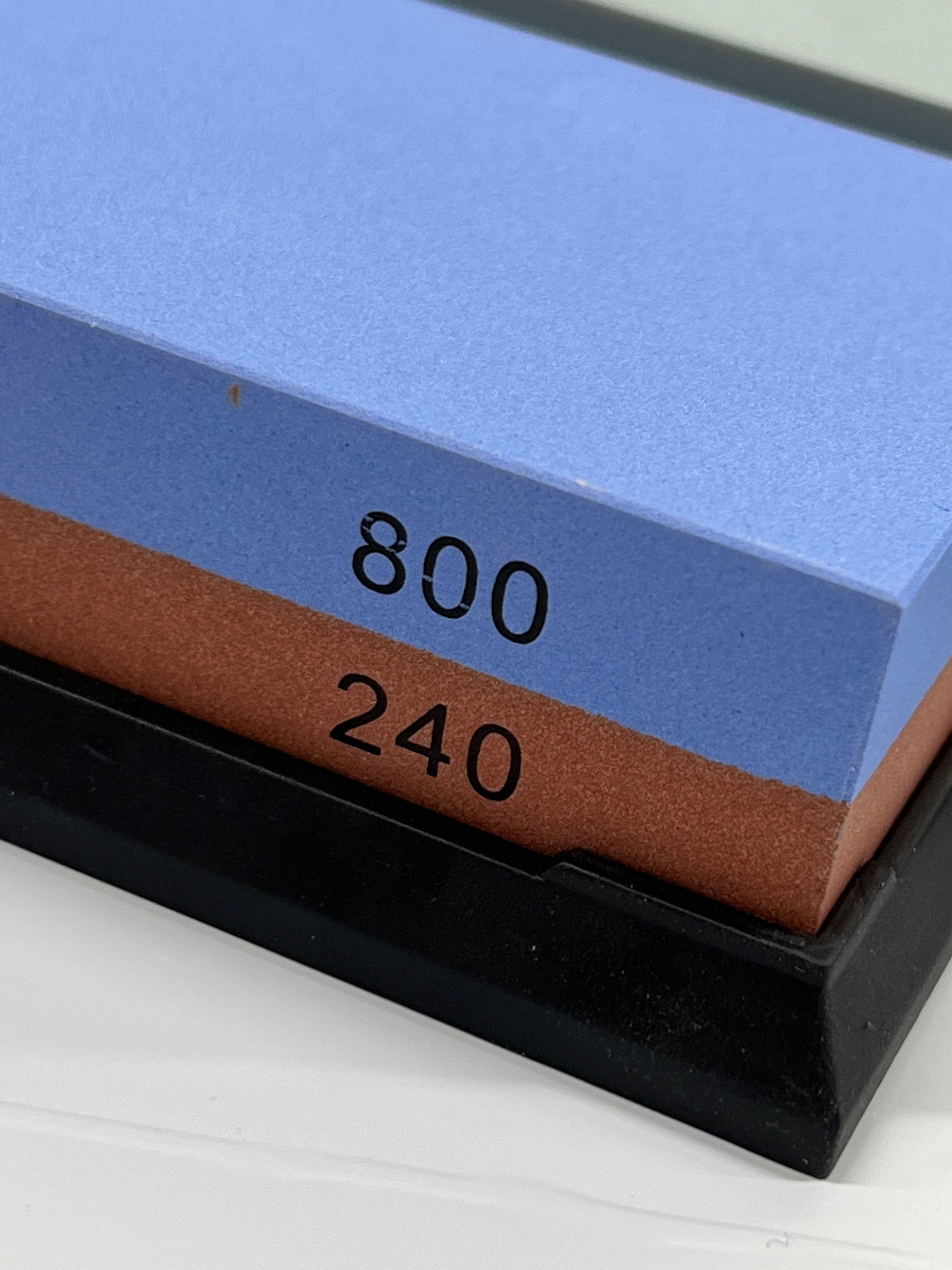Japanese double-sided whetstone w/ holder | Choose grit