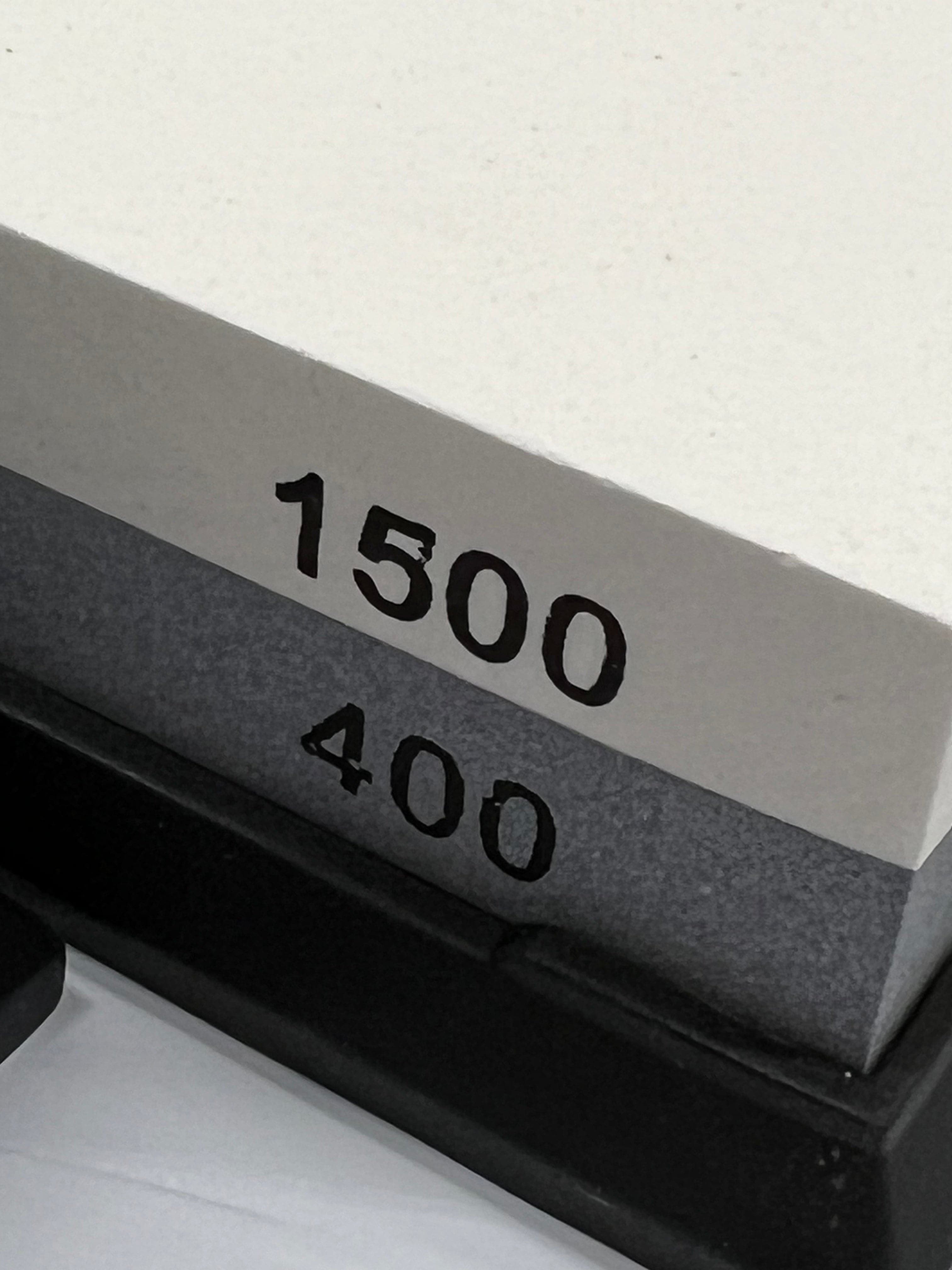 Japanese double-sided whetstone w/ holder | Choose grit