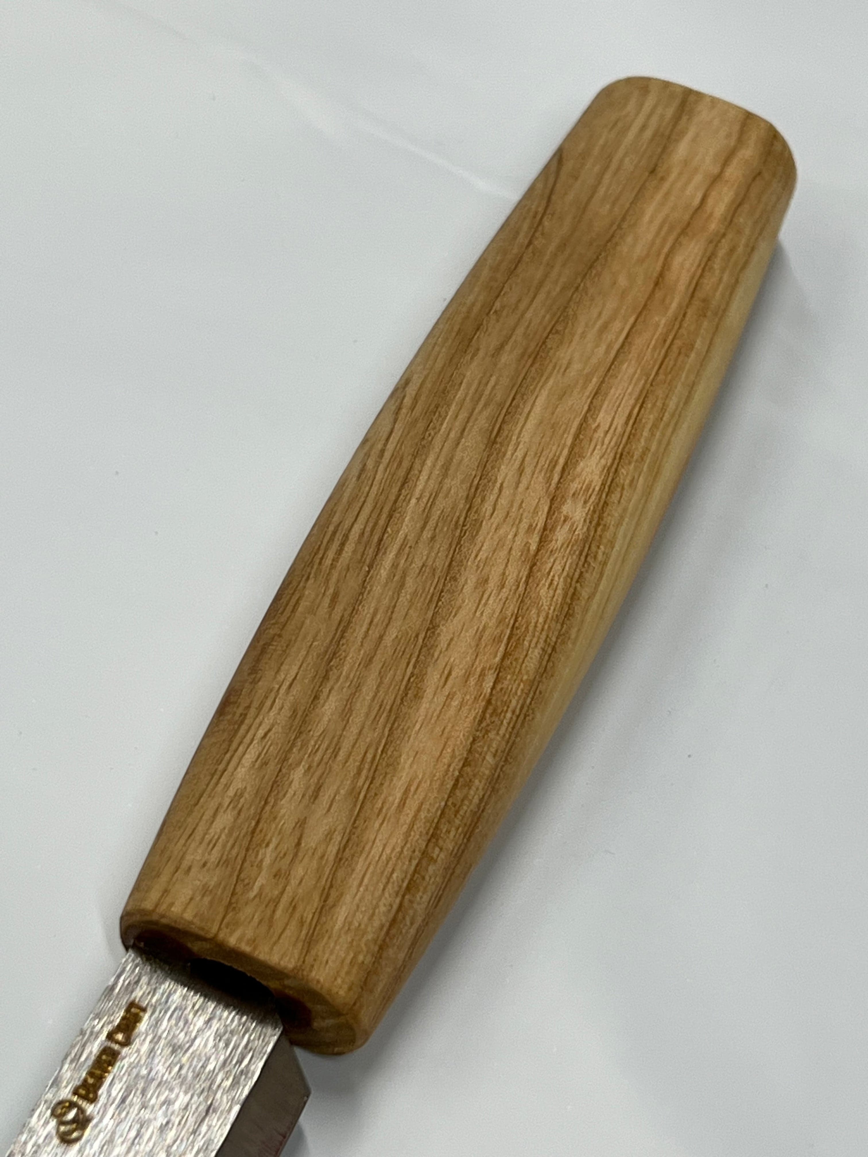 Scavenger knife DK2S 120mm blade handle of ash and leather sheath Beaver Craft