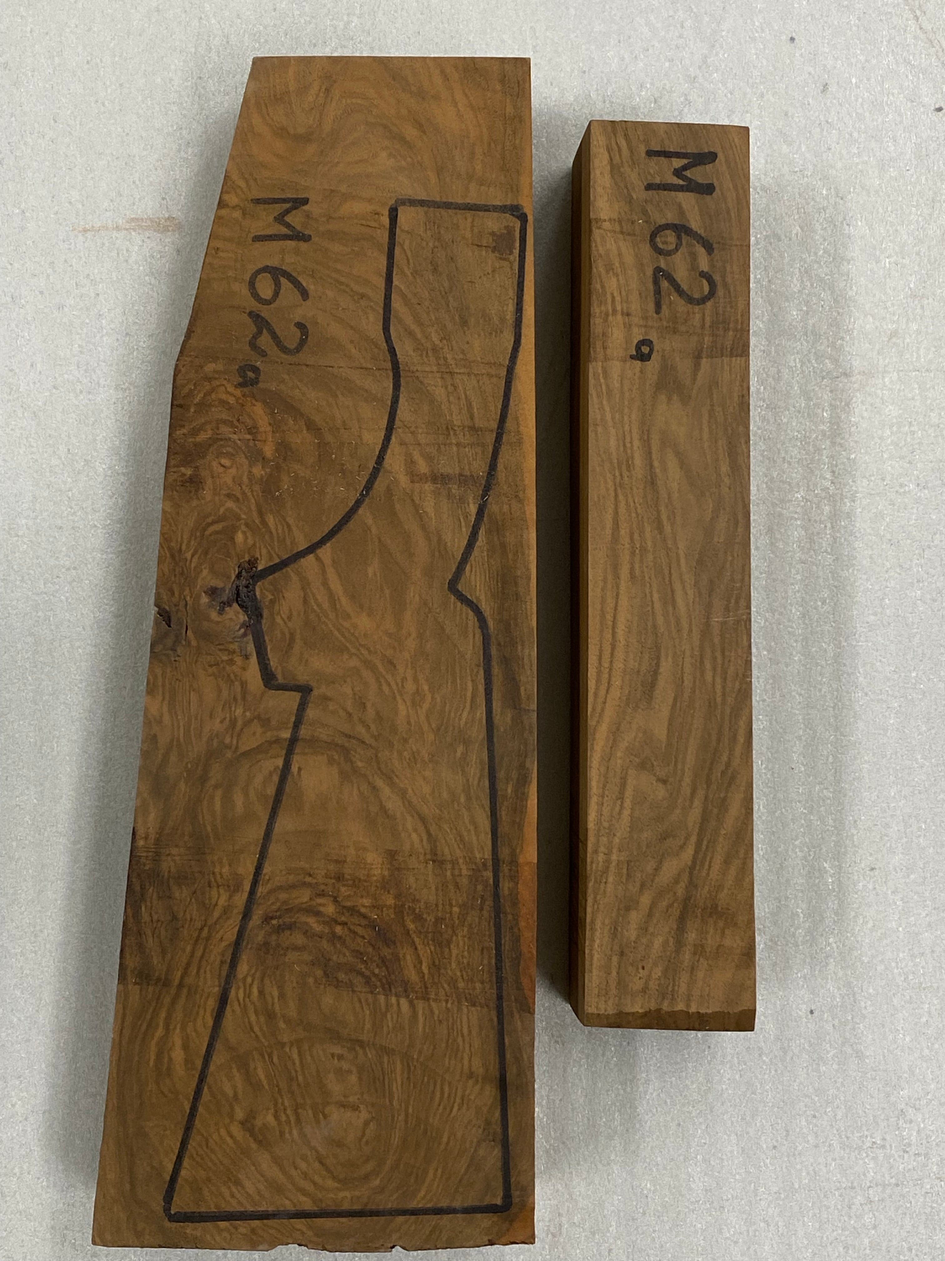Rifle Stock Blank Turkish Walnut Grade 4 M-62