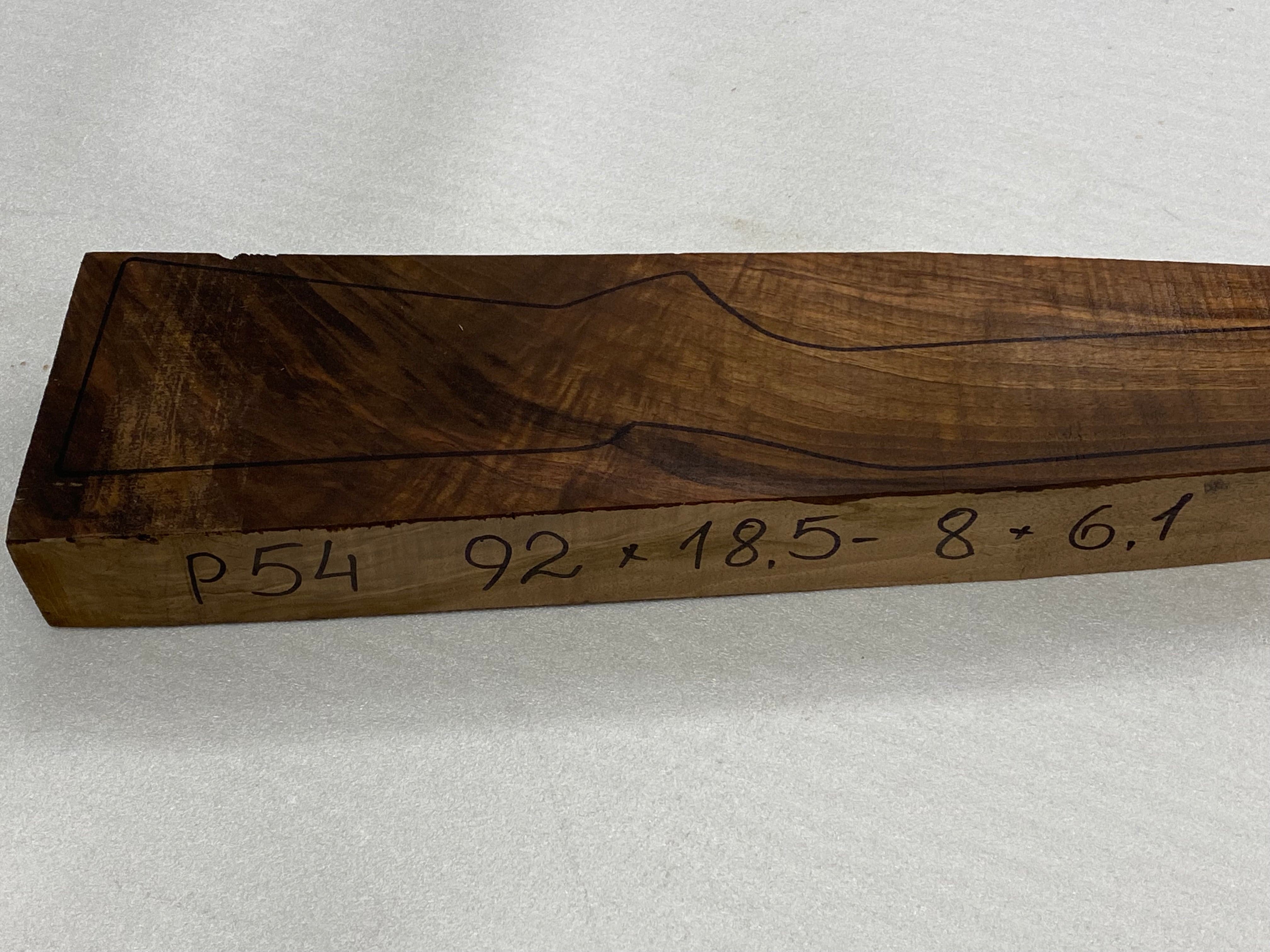 Rifle Stock Blank Turkish Walnut Grade 4 P-54