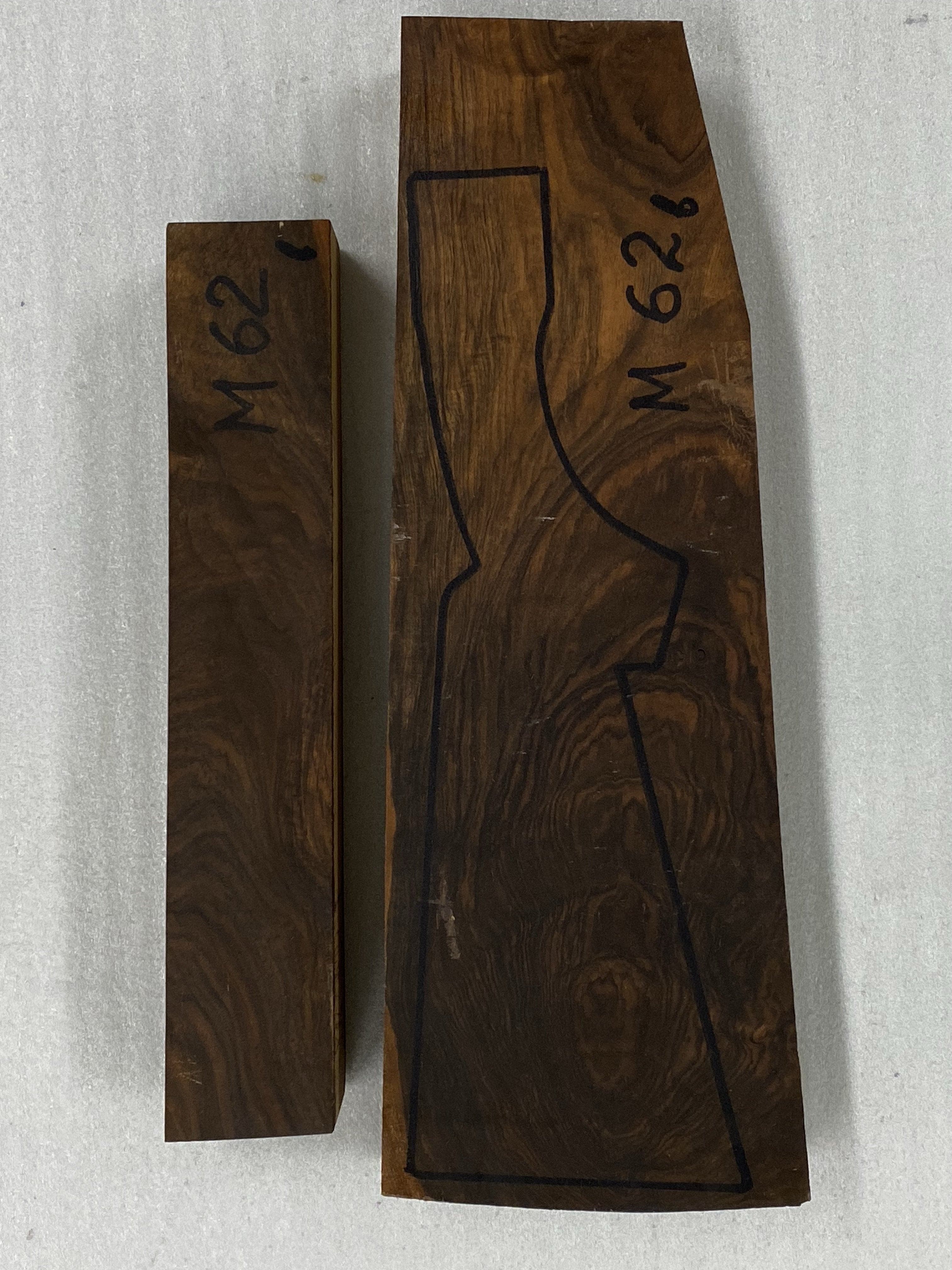 Rifle Stock Blank Turkish Walnut Grade 4 M-62