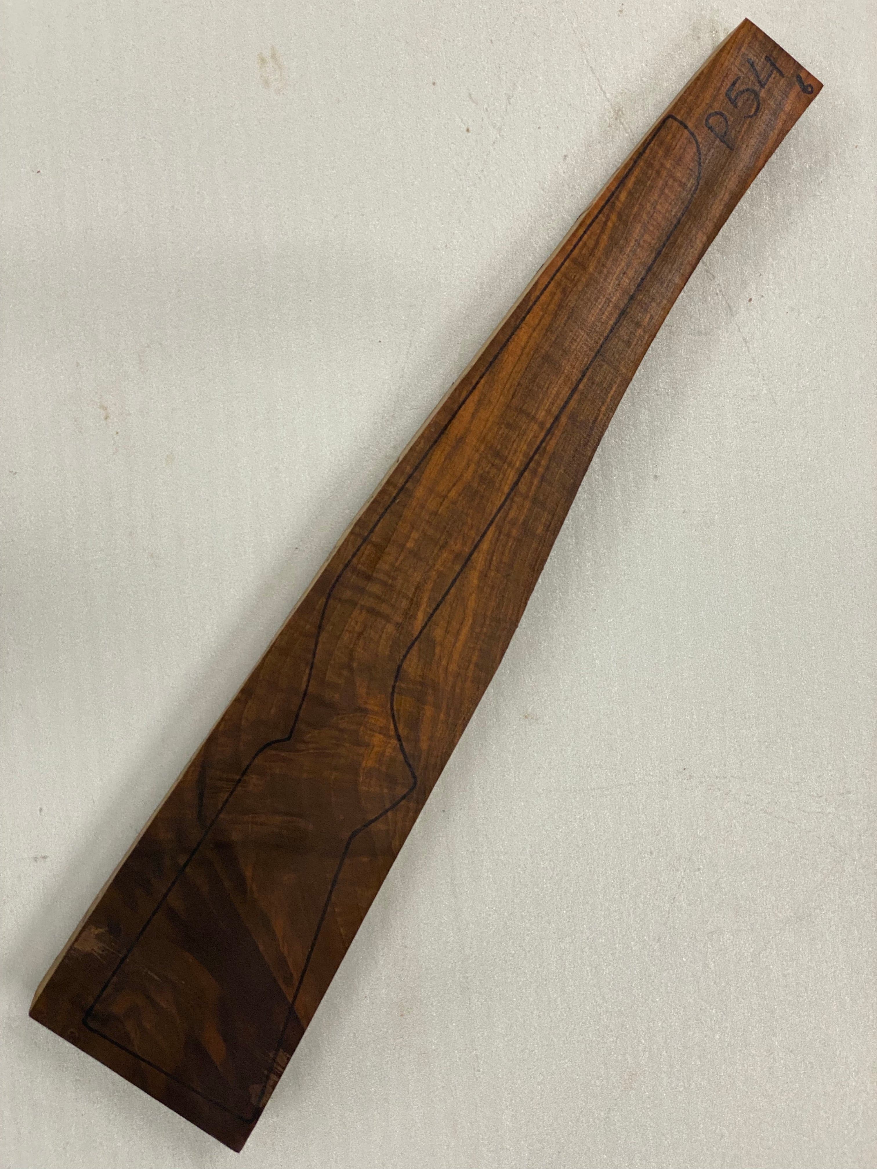 Rifle Stock Blank Turkish Walnut Grade 4 P-54